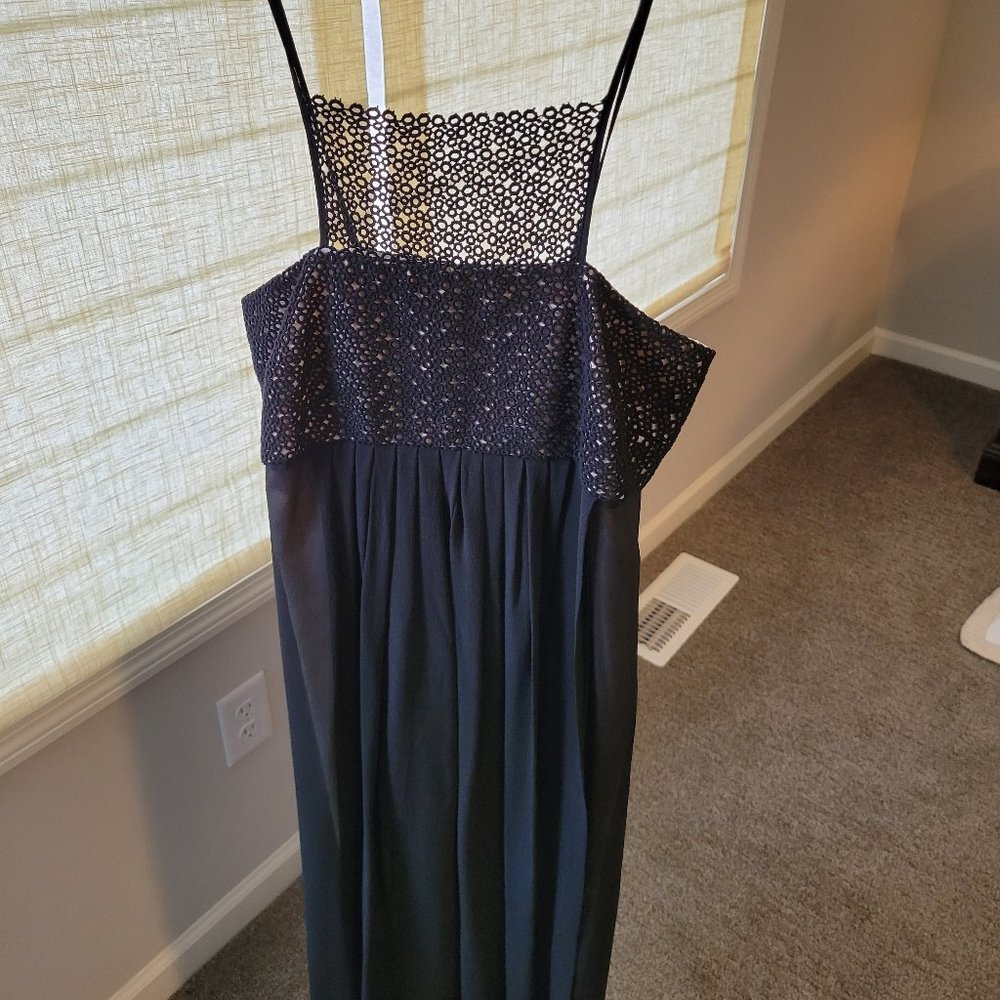 Club Monaco Black Midi Dress